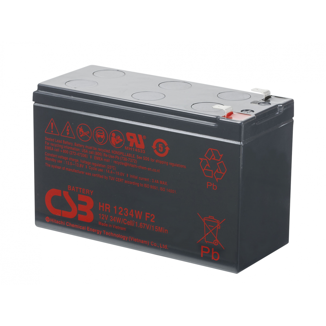 CSB ups 12240 6. Аккумуляторная батарея CSB ups 123606 7.5 а·ч. Аккумуляторная батарея CSB EVH 12240 24 А·Ч. Аккумуляторная батарея HR 1234 W f2 34w/Cell/1.67v/15 min или его аналог.